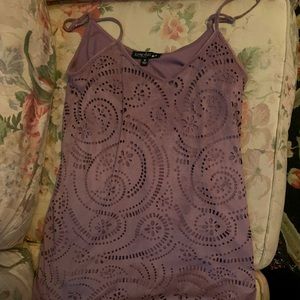 Living Doll size Medium mauve with punched design